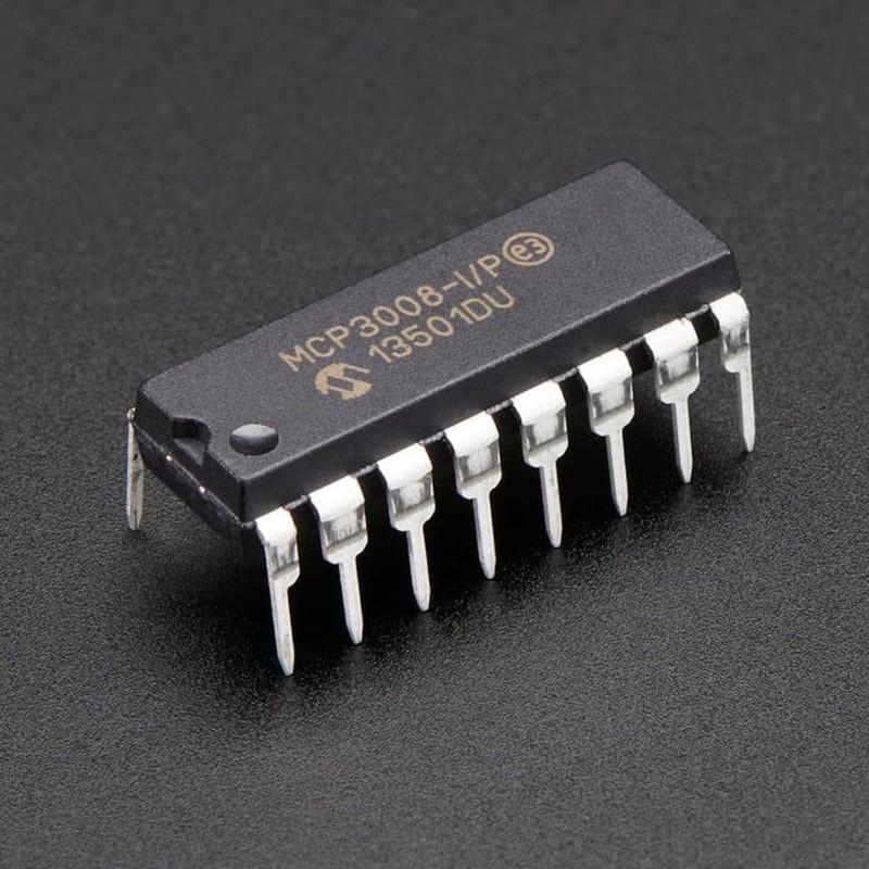 Adafruit BLUEXIN MCP3008 8-Channel 10-Bit A D Converter (SPI Connection)