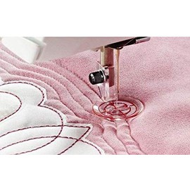 Sew-link Free Motion Echo Quilting Foot for Husqvarna Viking Designer,Sapphire,Quilt Group 7