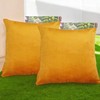 Seechoo Velvet Cushion Covers, Set of 2, 45cm x 45cm,