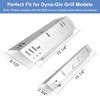 Criditpid Grill Replacement Parts for Dyna-Glo DGH450CRP, Stainless Steel Heat