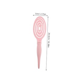 Vaguelly Hollow Detangling Hair Comb for Women Portable Styling Tool for High Crown Volume Suitable for All Hair Types Fluffy Bangs and Effortless Styling