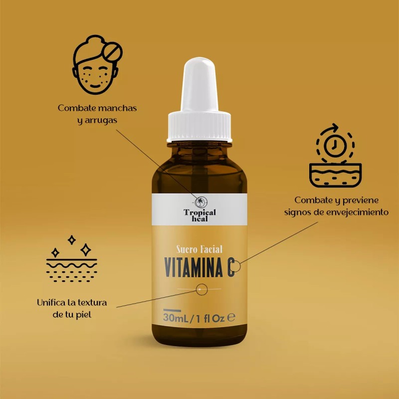 Tropical Heal Serum Facial Antiedad Vitamina C + Ah Tropical