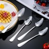 8 Pieces Stainless Steel Fruit Spoons, Grapefruit Spoon with Serrated