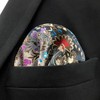 shlax&wing Men s Pocket Square Floral Wedding, L, Multicoloured