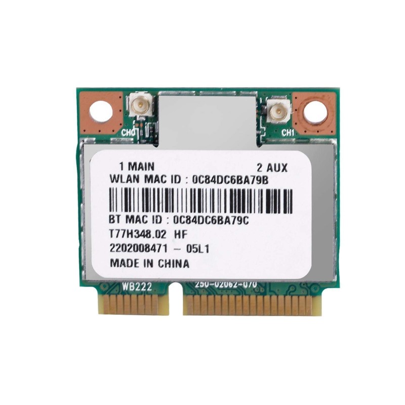 2.4G/5Ghz Dual Band Wi-Fi Card 300Mbps Bluetooth 4.0 PCI-E Network