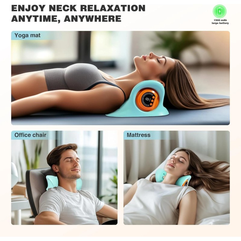 Unbranded Hugterra Neck Massager 2025, Neck and Shoulder Relaxer with