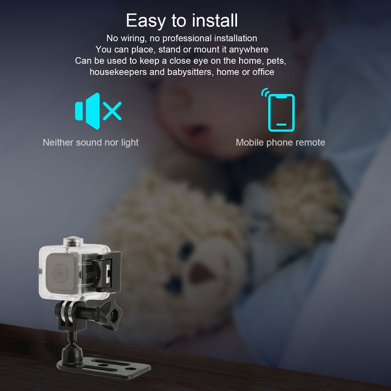 Wireless Mini Camera HD 1080P Micro USB Interface Portable Surveillance