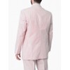 Emigre 42L Men's 100% Cotton Pink Striped Seersucker Suit