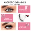 3D Magnetic Eyelashes and Eyeliner Set Makeup Magnetic Lashes Eyeliner