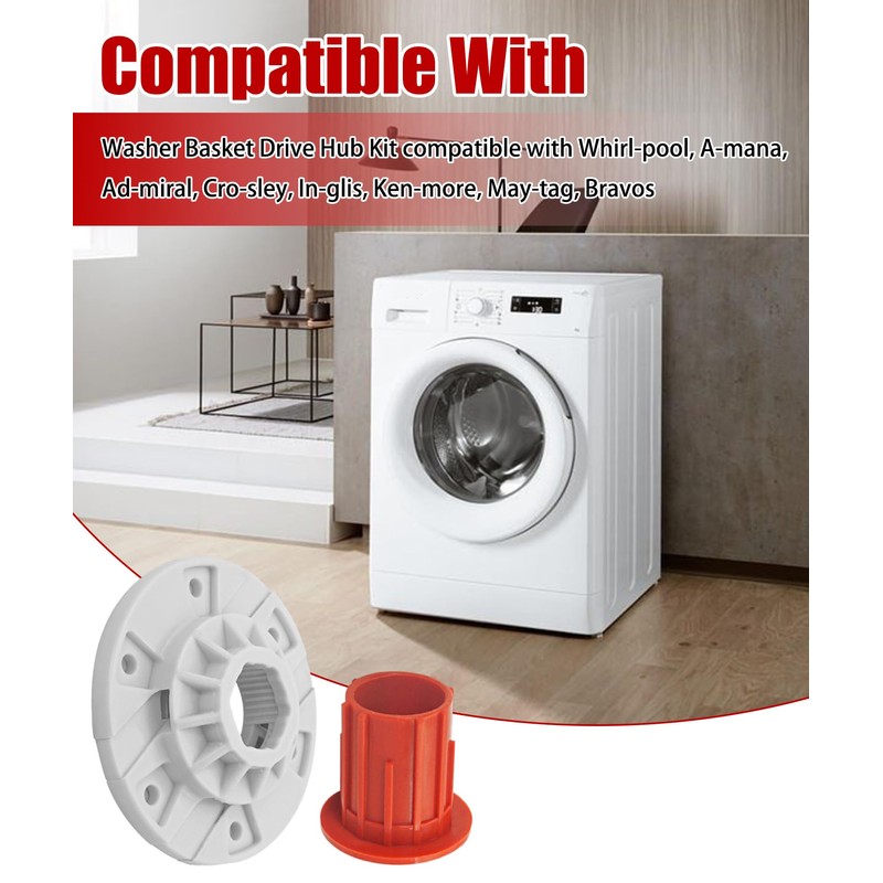 Washer Machines Basket Tub Bushing Compatible With Whirlpool Maytag Kenmore