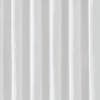 TRULY SOFT Everyday White Shower Curtain, Solid Color Themed, Oeko-TEX