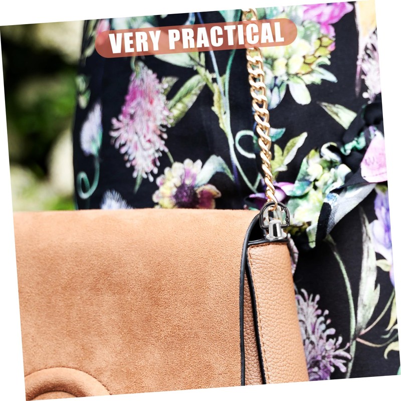 Operitacx 4Pcs Clip Carabiner Spring Snap Clip Hook for Handbag