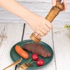 Haomacro Pepper Grinder, Wood Salt and Pepper Mills Set, Classic