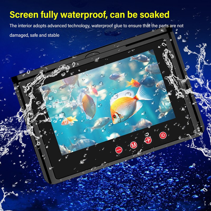 Fishing Camera Night Vision Waterproof 2000cd 5.0 Inch Touch Screen