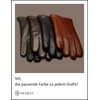 AKAROA ESTD 2019 DAN Men's Leather Gloves, Touchscreen Function, Italian