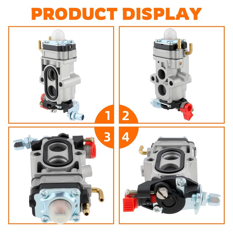 GoaMotors WAY79 Carburetor with Air Filter Fuel Filter Fuel Line