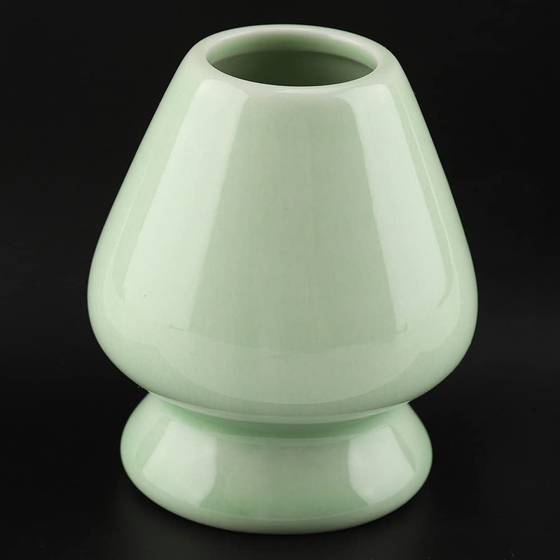 TOPINCN Matcha Tea Whisk Holder Ceramic Matcha Whisk Stand Japanese