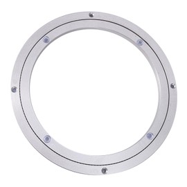 Placa Giratoria con Rodamiento Giratorio de 10 Pulgadas, Aleación de Aluminio Resistente, Ideal para Servicios de Catering y Uso Doméstico, Rodamiento giratorio de aleación (10 pulgadas * H8.5MM)