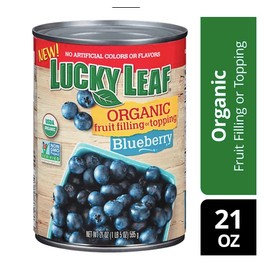 Lucky Leaf Organic Blueberry Pie Filling or Topping 21oz 4 Pack