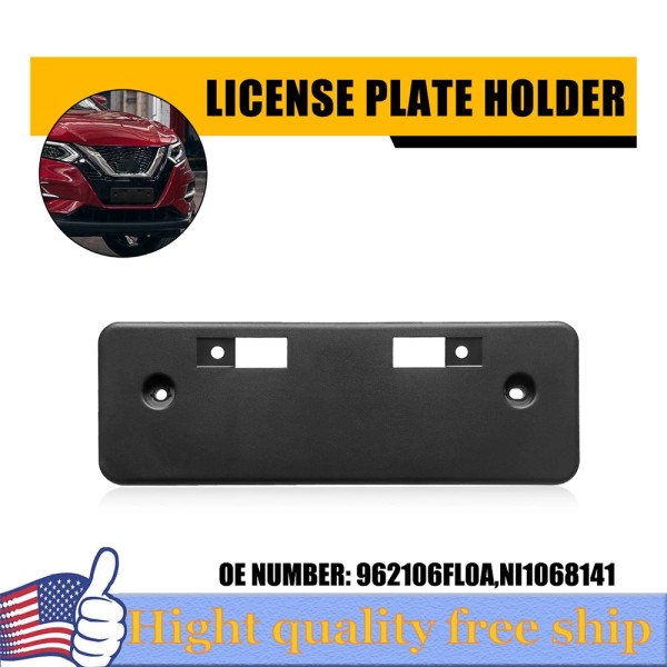 motorworldfan 2017-2020 For Nissan Rogue Front License Plate Frame Holder