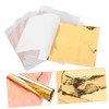 Operitacx 100 Sheets Gold Foil Art Metallic Foil Flakes DIY