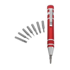 BUGUUYO 8-in-1 Screwdriver Tool Mini for Pen Eyeglass Computer Repair Portable Lightweight