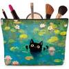 Joybble Make-up-Tasche, Katzen-Make-up-Tasche für Damen und Mädchen, 03 - Die