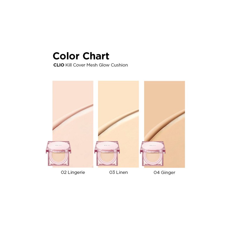 CLIO [CLIO]Kill Cover High Glow Cushion Set (+refill) (3 colors)
