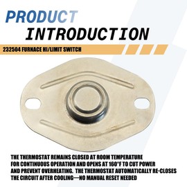 232504 Furnace Hi/Limit Switch Compatible with Suburban (SF Series) 525006 for RV Camper