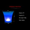 LED Ice Bucket Color Changing Wine Bucket Round Plastic Ice