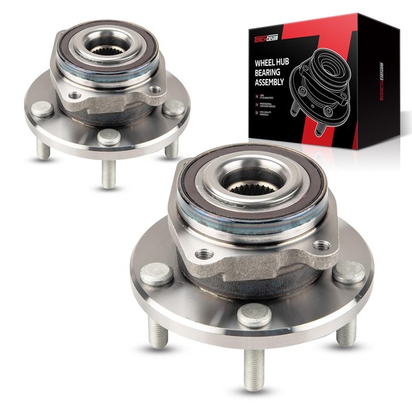 Torchbeam 2 PCS 513263 Front Wheel Bearing Hub Assembly Compatible