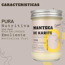 200GR Manteca de Karite Organica Shea Butter 100% Natural | Hidrata, Nutre y Protege | Ideal para Piel Seca o Sensible