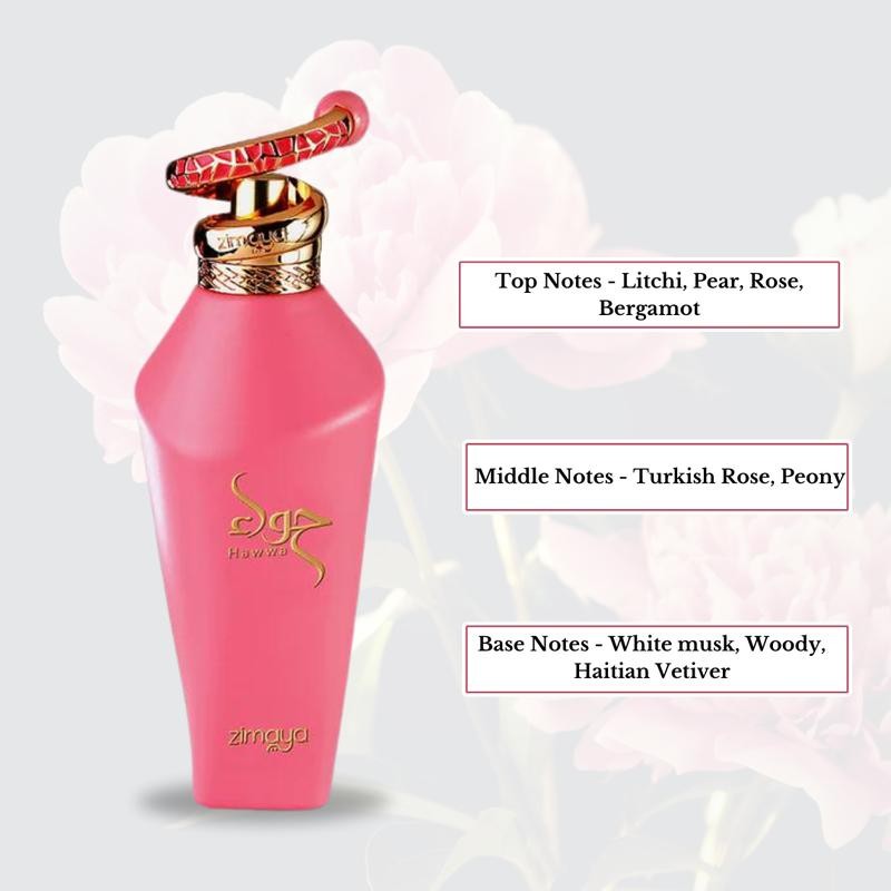 Hawwa Pink EDP Spray 100ML (3.4OZ) by ZIMAYA | Long