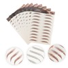 Ipetboom Non-irritating Girl Eyebrow Stickers Sheets for Sparse or Light