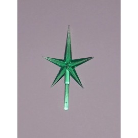 Unbranded CERAMIC CHRISTMAS TREE STAR Topper Green (Medium Size)