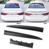 3PCs Car Rear Window Roof Spoiler Trunk Kit Tail Spoiler