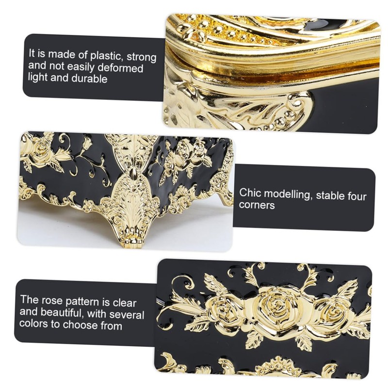 CAXUSD 2pcs Tissue Box Multi-Functional Desktop Napkin Holder Home Decorative