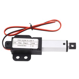 24 VDC Electric Linear Actuator, 30 mm Stroke, Linear Push Rod, Waterproof Actuator Motor for Medical Industry Agricultural Machinery