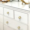 Coinkoly 12 Pack Brushed Gold Kitchen 1Inch(27mm) Cabinet Knobs Single