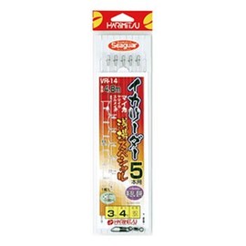 HARIMITSU VR-14 Leader Squid Reader Shallow Special for 5 Bottles, Fluorocarbon, 16.9 ft (4.8 m), No. 3