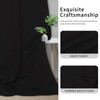 Easy-Going Blackout Door Curtains for Bedroom, Solid Thermal Insulated Grommet