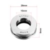 sourcing map 51102 15mm x 28mm x 9mm Chrome Steel