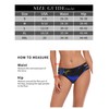 Ocean Blues - Parte inferior de bikini para mujer, Feather
