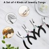 4 Pack Jewelry Making Pliers Tools Set, Jewelry Pliers with