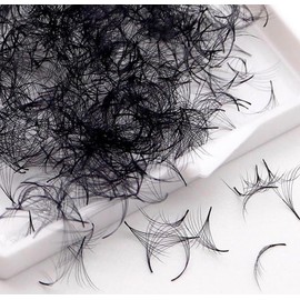 SWEETY LASH - Eyelash Extension - 500pcs 4D Volume Lashes Russian Premade Silk Bouquet Individual False Eyelashes Curl D & C (4D-0.10D-0.10C-9-16mm) - 9mm C