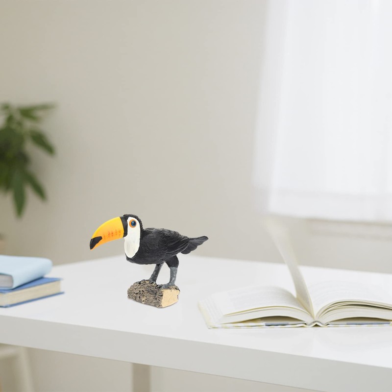 Gadpiparty Artificial Bird Tropical Bird Statue Tropical Bird Figurine Garden