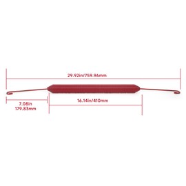 SRIAOO (2PCS) L81-6009 Red Hood Springs Compatible with Peterbilt 389 & 388 Trucks Suitable For Years 2008-Current Tensile Steel Hood Assist Springs with Corrosion-Resistant Coating