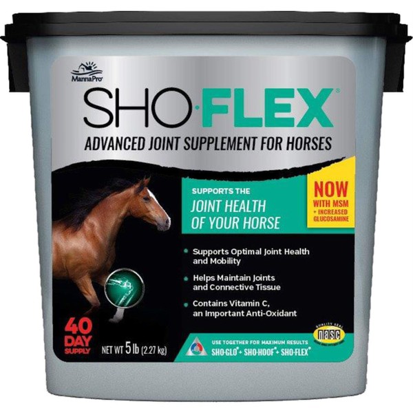 Manna Pro Sho-Flex Advanced Joint Supplement for Horses, 5 LBS