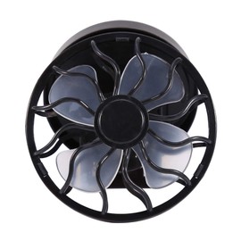Mini Clip On Solar Electric Fan Air Conditioner Cooling Cell Fan Travel Camping Hiking Cooling