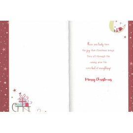 Brother Christmas Card, Modern Xmas Design, 23 x 15 cm